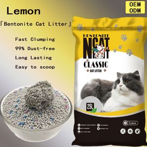 Litière pour chat classique écologique, agglomérante rapide, naturelle, sans poussière, en bentonite sphérique, toutes senteurs - Product Image 1