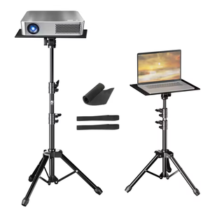 Plateau de projecteur <span class=keywords><strong>support</strong></span> sol à mur étagère de bureau <span class=keywords><strong>support</strong></span> pour ordinateur portable ascenseur tige télescopique diffusion en direct trépied caméra <span class=keywords><strong>support</strong></span> de projecteur - Product Image 3