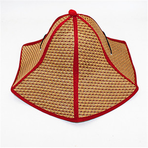 Sombrero de sol puntiagudo estilo coreano Fulishu, talla única, tela de papiro, protección UV para exteriores, ala ancha para mujer - Product Image 1