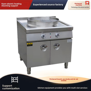 Vitrina Comercial Abierta <span class=keywords><strong>con</strong></span> <span class=keywords><strong>Horno</strong></span> de Vapor de Alta Potencia <span class=keywords><strong>El</strong></span>éctrico y a Gas para Panecillos al Vapor y Xiao Long Buns al por Mayor - Product Image 5