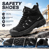 Chaussures de sécurité pour hommes toutes saisons, conformes aux normes européennes, avec embout en acier, montantes et légères