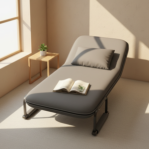 Chaise longue-<span class=keywords><strong>lit</strong></span> simple extensible et pliable pour la sieste, canapé-<span class=keywords><strong>lit</strong></span> <span class=keywords><strong>double</strong></span> usage pour le bureau, <span class=keywords><strong>lit</strong></span> d'allaitement, usage domestique et hôtelier - Product Image 4