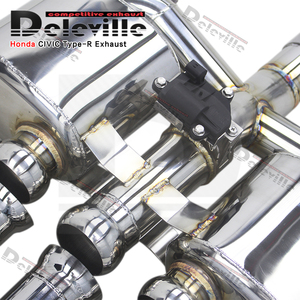 ท่อไอเสีย SUS304 OBM cataback ปลายท่อไอเสีย <span class=keywords><strong>Tri</strong></span> Outlet สำหรับ Honda Civic Type r/ Type-R 2.0T 2017-2023 - Product Image 5