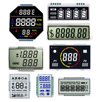 Módulo LCD LCM Personalizado, Pantalla de Segmentos y Matriz de Puntos con Retroiluminación LED