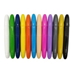 Conjunto de Lápis de Cera Laváveis em 12 Cores, Tamanho Jumbo, Não Tóxicos, para Crianças e Bebês, Materiais de Arte Escolar por Atacado - Product Image 1