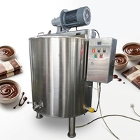 Mélangeur de chocolat blanc à double enveloppe haute performance avec pompe, réservoir de fusion et de stockage de chocolat