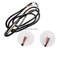 LEIXINRUI Original Sensor Suhu DS18b20 Tahan Air dengan Kemasan Baja Tahan Karat 18B20 1M 2M 5M DS18B20