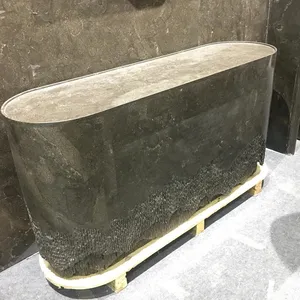 Customize Black Limestone Countertop - Handcrafted Natural Stone Surfaces For Kitchen And Bathroom Vanities Blue Limestone