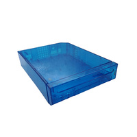 Pour WII, coque complète de remplacement pour console de jeu WII, avec petites pièces, transparente bleue