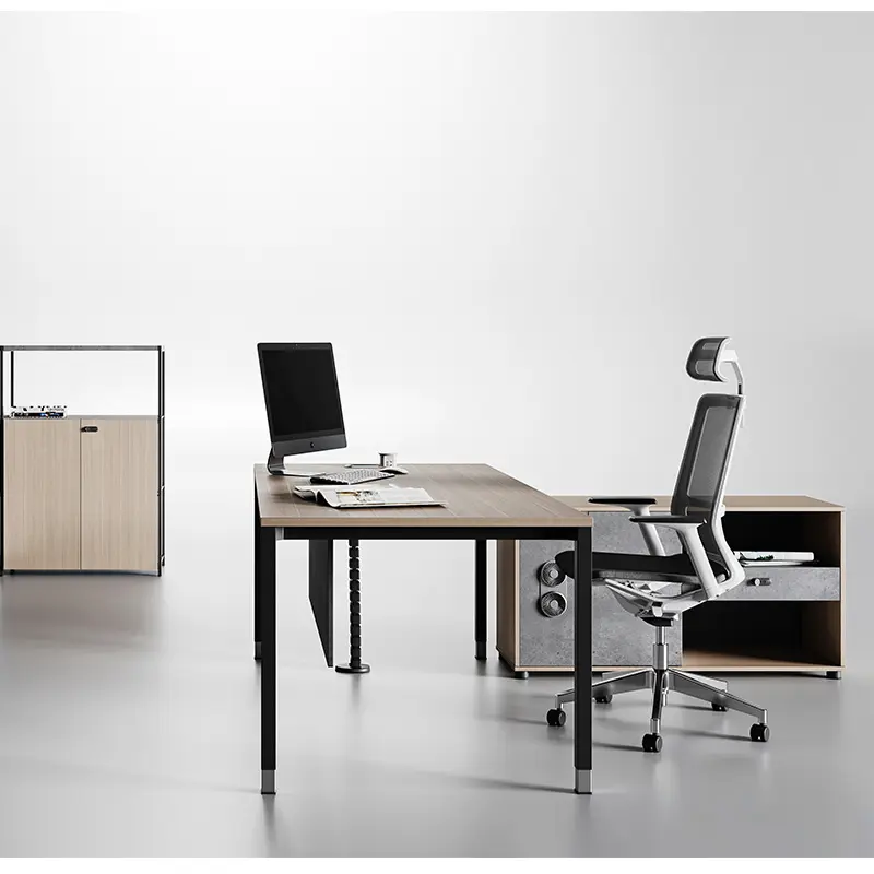 Factory Supply Langlebiger moderner Executive-Schreibtisch aus Holz für Zuhause/Büro Günstigerer Schreibtisch mit großem Rabatt