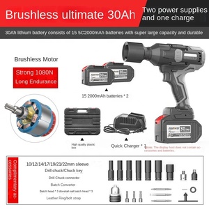 Llave de Impacto de Alto Torque de 21V, Grado Industrial/DIY, Pistola de Aire sin Escobillas, Batería de Litio, Tamaño de 1/2 Pulgada para Llaves Eléctricas N219 Smal - Product Image 3