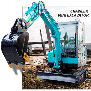 Livraison Gratuite Mini-Excavatrice 3 Tonnes avec Mini-Pelle de 1,2 Tonnes, Petite Excavatrice Économique, Composants Essentiels du Moteur et de la Pompe - Product Image 4