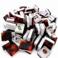 Set Mahjong Halloween Custom CHIVAN MOQ Rendah, Berbagai Warna dan Ukuran untuk Perlengkapan Pesta, Siap Kirim, Stok Tersedia untuk Kolektor Permainan Dengan G