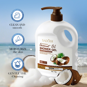 Le <span class=keywords><strong>gel</strong></span> <span class=keywords><strong>douche</strong></span> le plus populaire à l'huile de coco pour nettoyer, hydrater et stériliser la peau - Product Image 3