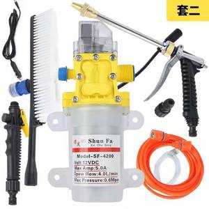 Shun Fa <b>Car</b> <b>Washer</b> 12V High Pressure Water Gun Pump With Hose Nozzle For Vehicle Cleaning - Product Image 2