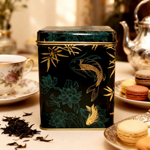 Tùy Chỉnh Cấp Thực Phẩm Kim Loại Lon Cho Trà Bánh Quy Kẹo Cà Phê Bao Bì Tinh Tế Kín Lon Cho Trà Kẹo - Product Image 1