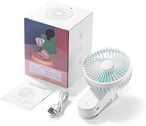 <b>Mini</b> Desktop <b>Fan</b> Rechargeable Personal Clip Foldable Handheld Cooling <b>Fan</b> <b>Usb</b> in Summer Easy to Carry for Outside Use - Product Image 6