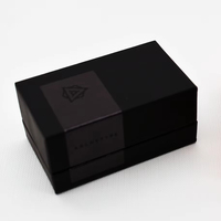 Boîte cadeau noire avec impression personnalisée Paquet en forme de cercueil cadeau avec impression en couleur Boîtes en papier avec couvercle rigide et base en forme de cercueil