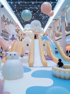 Centre de jeux intérieur pour enfants, aire de jeux souple, parc de trampolines et maisons de jeu de rôle, équipement de divertissement parfait - Product Image 3