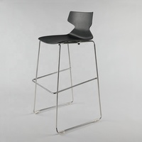 Ensemble de bar haut moderne conforme à la norme ANSI/BIFMA avec structure en métal - Durable et écologique pour bar à domicile et utilisation hôtelière