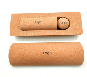 Экологичная пробковая балансировочная доска премиум-класса, нескользящий тренажер для ног, для йоги, под собственной торговой маркой - Product Image 4