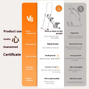 Stepper Silencioso Multifuncional para Ejercicios en Lugar, Stepper Profesional para Entrenamiento de Cuerpo Completo, Escaladora Plegable para Ejercicios Cardiovasculares - Product Image 4