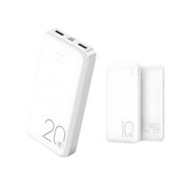 Mini banque d'alimentation simple de grande capacité de 10000mAh avec logo personnalisé banque d'alimentation mobile de 20000mAh à charge rapide cadeau promotionnel