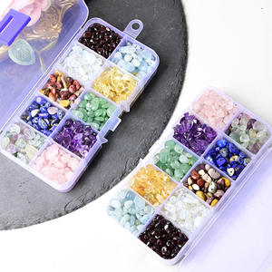 Juego de 10 Piedras de Cristal Perforadas, Kit de Cristal para Manualidades, Decoración del Hogar y Jardín, Pulseras y Collares - Product Image 5