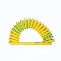 Câble électrique à ressort personnalisé multi-conducteurs pu fabricant d'assemblage de faisceau de câbles en spirale enroulé