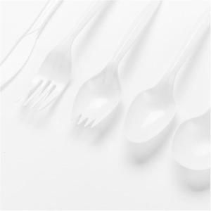 Peralatan makan plastik sekali pakai grosir emas mawar OEM/ODM Promosi gaya Nordic mewah ramah lingkungan Biodegradable - Product Image 2