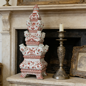 Jarrón Piramidal para Tulipanes al por Mayor, 2 Piezas, 46 cm de Alto (Disponible en <span class=keywords><strong>3</strong></span> Colores), Tulipero de Porcelana en Forma de Pagoda para Decoración del Hogar - Product Image 2