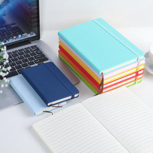 Carnet à couverture rigide en PU A5/A6 avec logo personnalisé imprimé, bande élastique, marque-page multifonctionnel, agenda/journal - Cadeau de haute qualité - Product Image 3