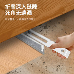 Nettoyeur de vitres pliable double face en microfibre pour nettoyage de vitres en hauteur avec conception rotative - Product Image 5