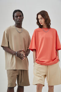 T-shirts de gaufrage de logo personnalisé de haute qualité pour hommes T-shirt d'impression en relief <span class=keywords><strong>3D</strong></span> pour hommes - Product Image 3