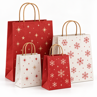 Sac en papier kraft naturel de haute qualité, imprimé sur mesure, avec poignée torsadée, pour les magasins de vêtements