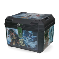 Matériaux Supérieurs PP ABS Top Box pour Moto 45l Boîtes de Queue de Moto Top Case Pour Moto