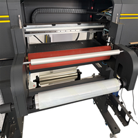 Imprimante numérique multifonctionnelle haute vitesse pour films UV DTF, autocollants et étiquettes cristallines, avec machine à plastifier tout-en-un