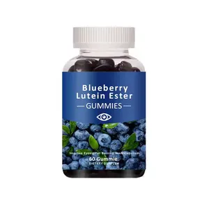 Natural Blueberry And Vitamin C Lutein Gummies Blueberry Lutein Ester Gummies