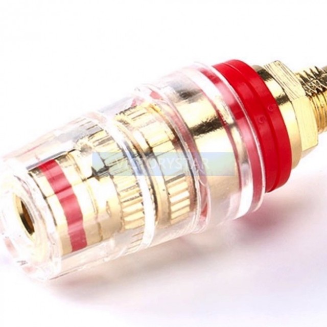 Gold Platedterminal Block Amplifier Speaker audio crystal terminal block speaker terminal