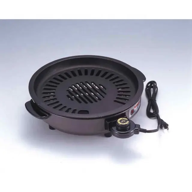 Parrilla eléctrica para barbacoa en casa, quemador para el hogar, placa caliente con Control de temperatura ajustable, KS-2310 de humo bajo, conversación saludable