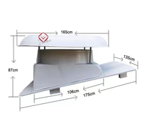 Ventilateur de toit puissant 1460 45000CMH, ventilateur de toit, montage au plafond, ventilation de toit d'usine, extracteur de chaleur, offre de bon fournisseur