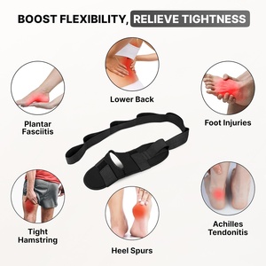 Fascia in cotone regolabile, imbottita ed elasticizzata ad alta resistenza <span class=keywords><strong>per</strong></span> <span class=keywords><strong>esercizi</strong></span> su piedi, polpacci, fascite plantare, gambe posteriori, spinotti calcanei e tendini di Achille - Product Image 5