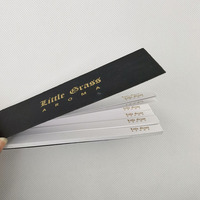 Cartes testeur de parfum personnalisées avec logo imprimé, bandes olfactives absorbantes, brochure parfaite avec estampage à chaud et sérigraphie