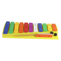 Glockenspiel Xylophone High Quality Professional Child Kid Baby Educational Instrument Colorful Block 5 Scales Durable