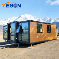 Maison Modulaire Préfabriquée Moderne de Luxe en Conteneur Extensible 20 pieds, Pliable 40 pieds, Résistante aux Ouragans, Anti-Sismique, Certifiée CE
