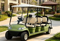 Carrito de Golf Eléctrico de 8 Asientos A617.6+2, Diseño Actualizable