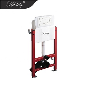 Tanque de Agua para Inodoro de Doble Descarga Moderno, Cisterna Oculta para Inodoro Suspendido en la Pared - Product Image 1