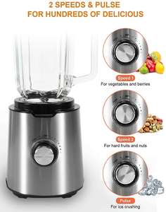 <strong>Kitchen</strong> <strong>Blender</strong> Stainless Steel Housing Ice Smoothie High Speed Countertop <strong>Blender</strong> Professional <strong>Blender</strong> - Product Image 5