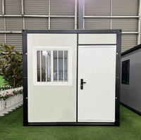 Maison préfabriquée pliable mobile à montage rapide, conteneur de camping épaissi pour usage en appartement