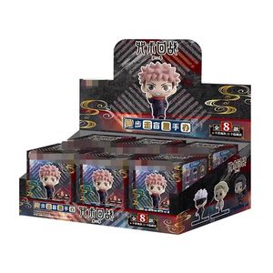 ขายส่งของแท้ Jujutsued Kaisen Stride Forward Series กล่องสุ่มฟิกเกอร์อนิเมะจิ๋ว JJK 6 ชิ้น/กล่อง ของสะสมตกแต่งโต๊ะ - Product Image 1